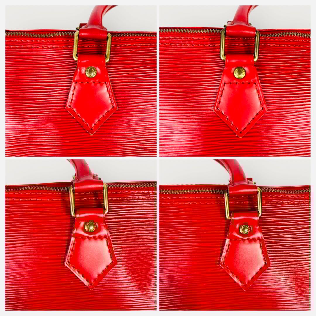 ルイ ヴィトン M43007 ボストンバッグ　赤　エピ　スピーディ30