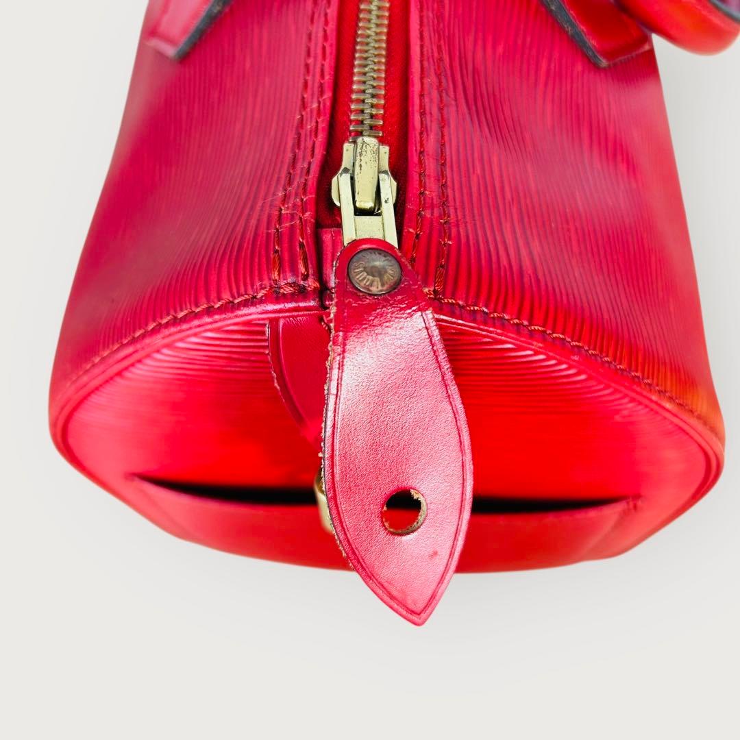 ルイ ヴィトン M43007 ボストンバッグ　赤　エピ　スピーディ30