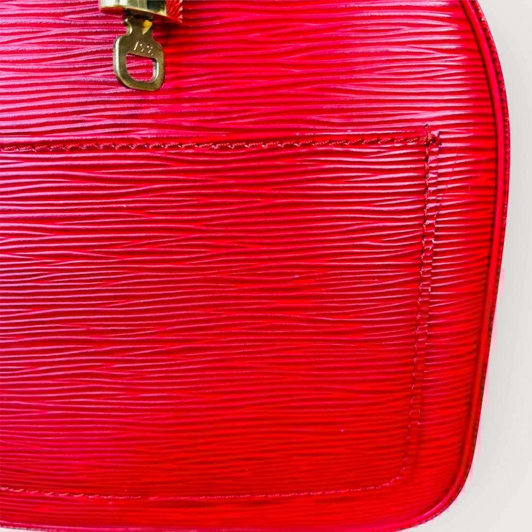 ルイ ヴィトン M43007 ボストンバッグ　赤　エピ　スピーディ30