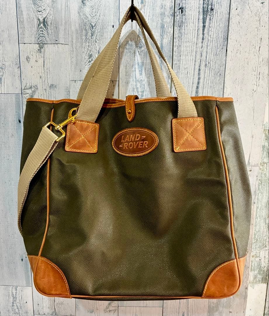 USA製マルホランドブラザーズ×LAND ROVER トートバッグ