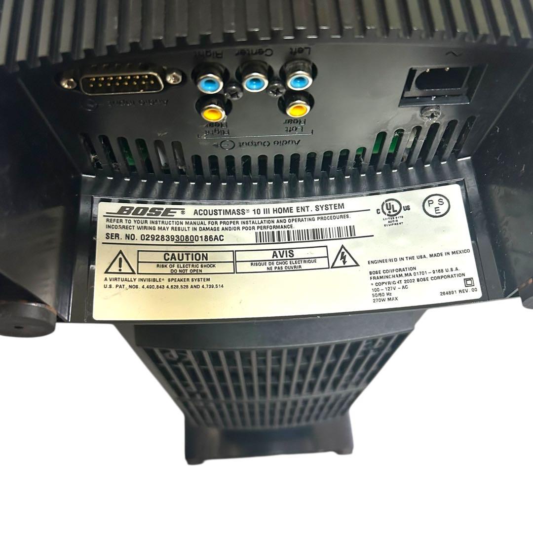 BOSE BOSE ACOUSTIMASS10 Ⅲ スピーカースタンド付き