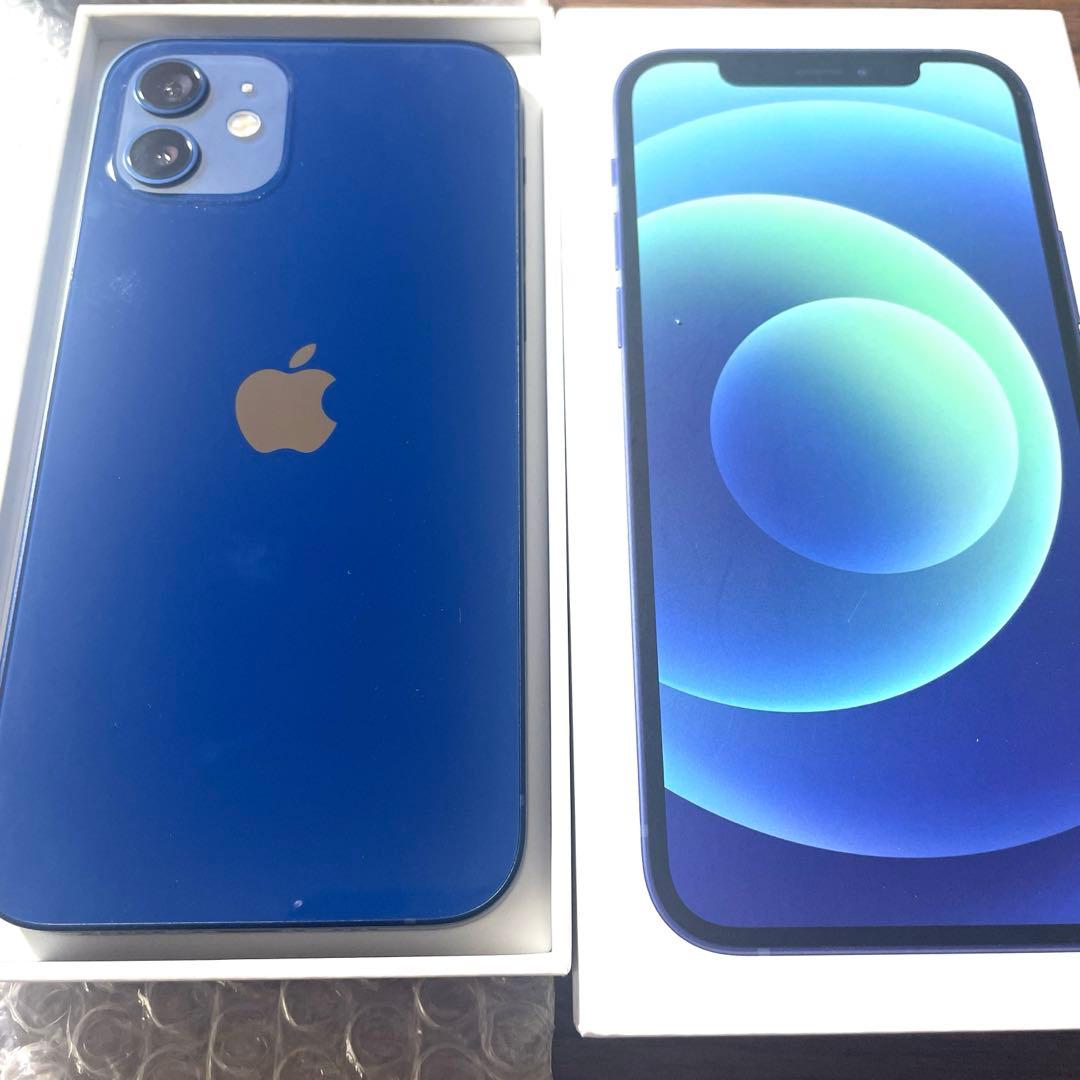 iPhone12ブルー128gb