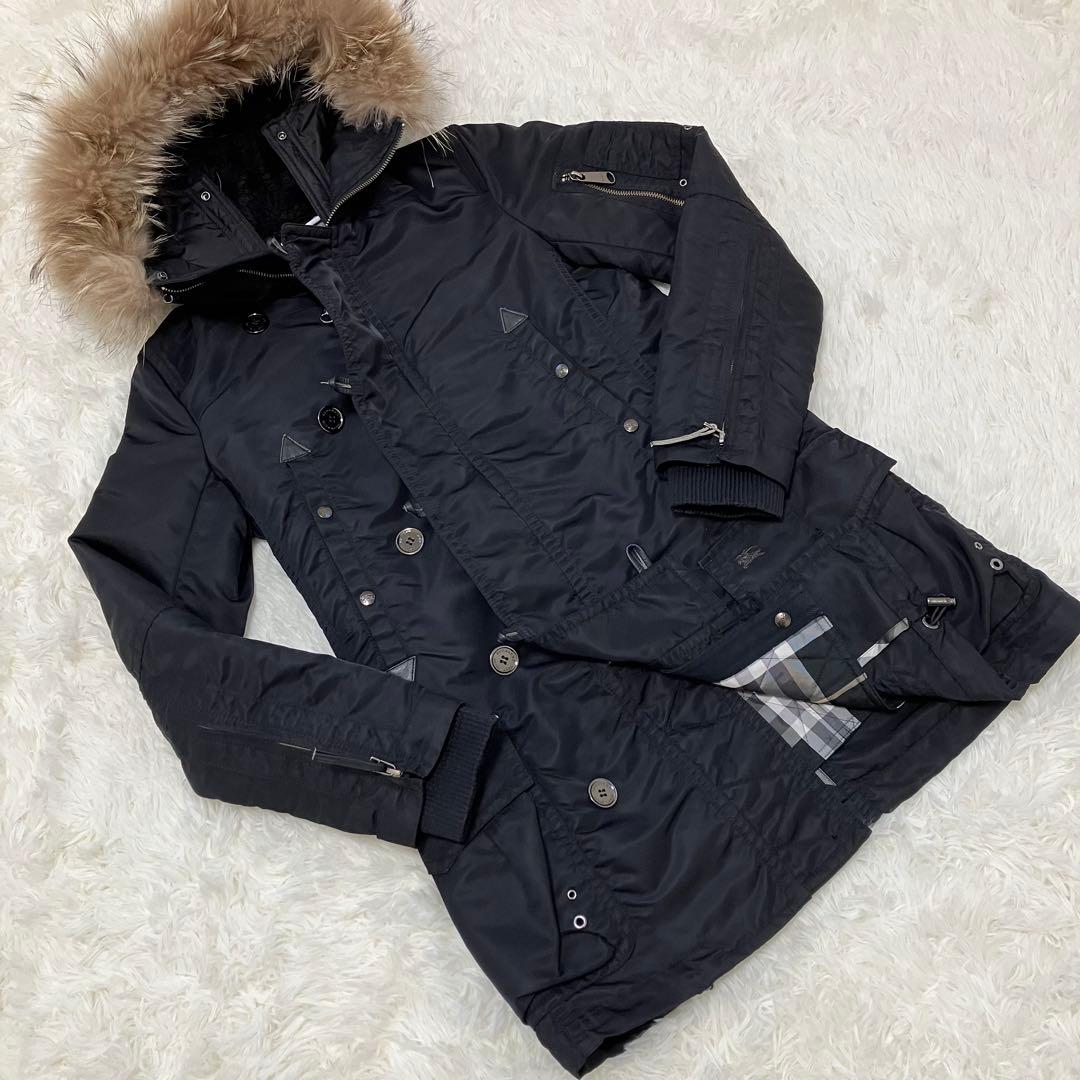 (美品)BURBERRY LONDON　モッズコート　ブラック　ライナー付き