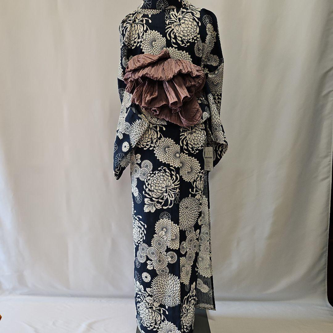 浴衣☆綿麻☆新品☆単衣☆プレタ☆夏着物☆レディース☆フリーサイズ☆夏祭り花火大会