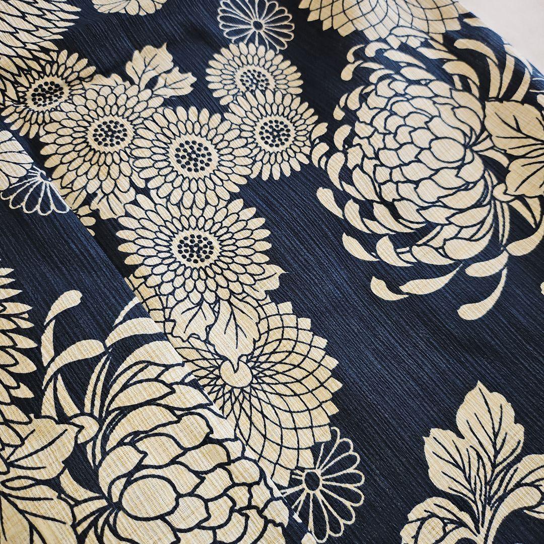 浴衣☆綿麻☆新品☆単衣☆プレタ☆夏着物☆レディース☆フリーサイズ☆夏祭り花火大会