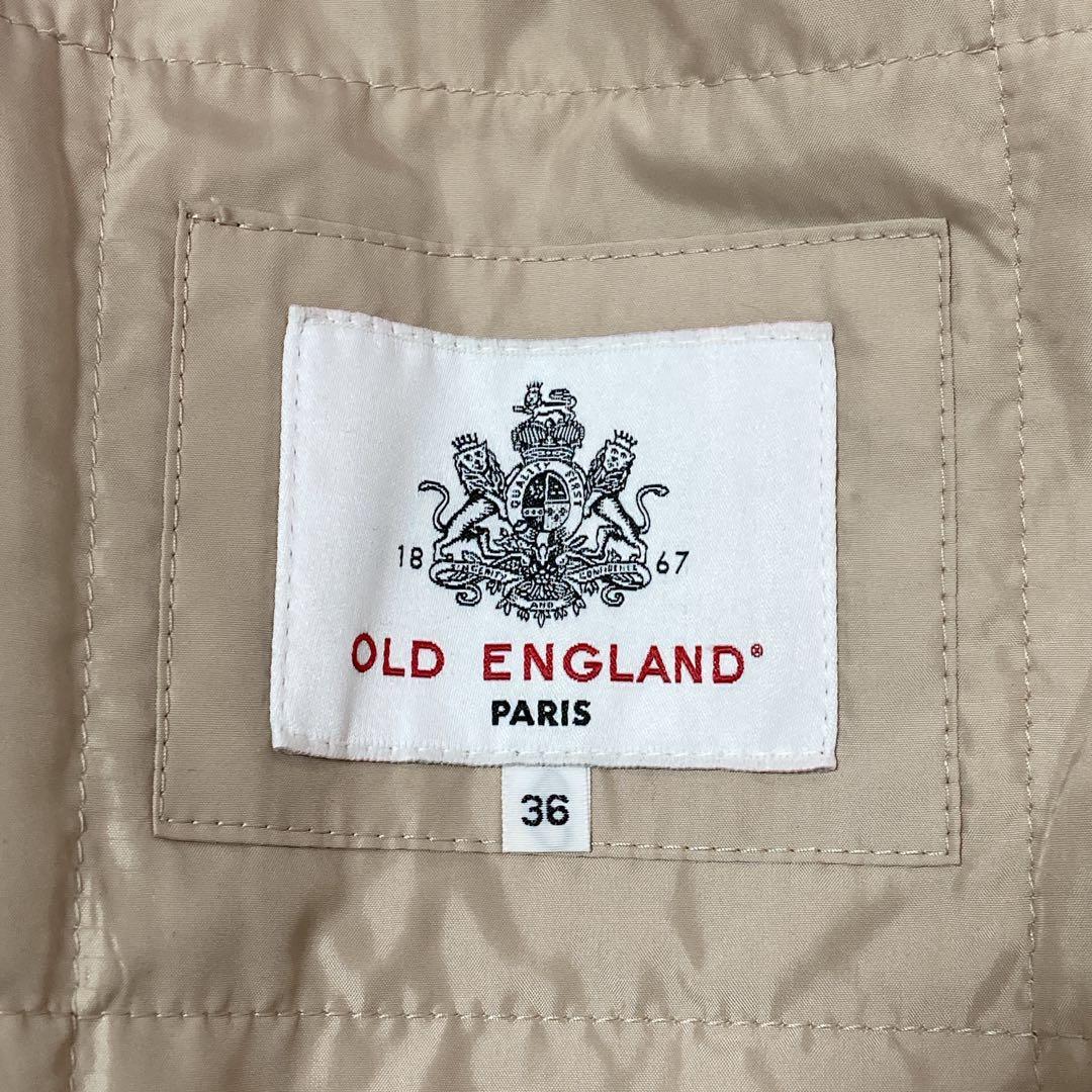 【美品】OLD ENGLAND クラシック ダッフルコート ヘリンボーン ブルー