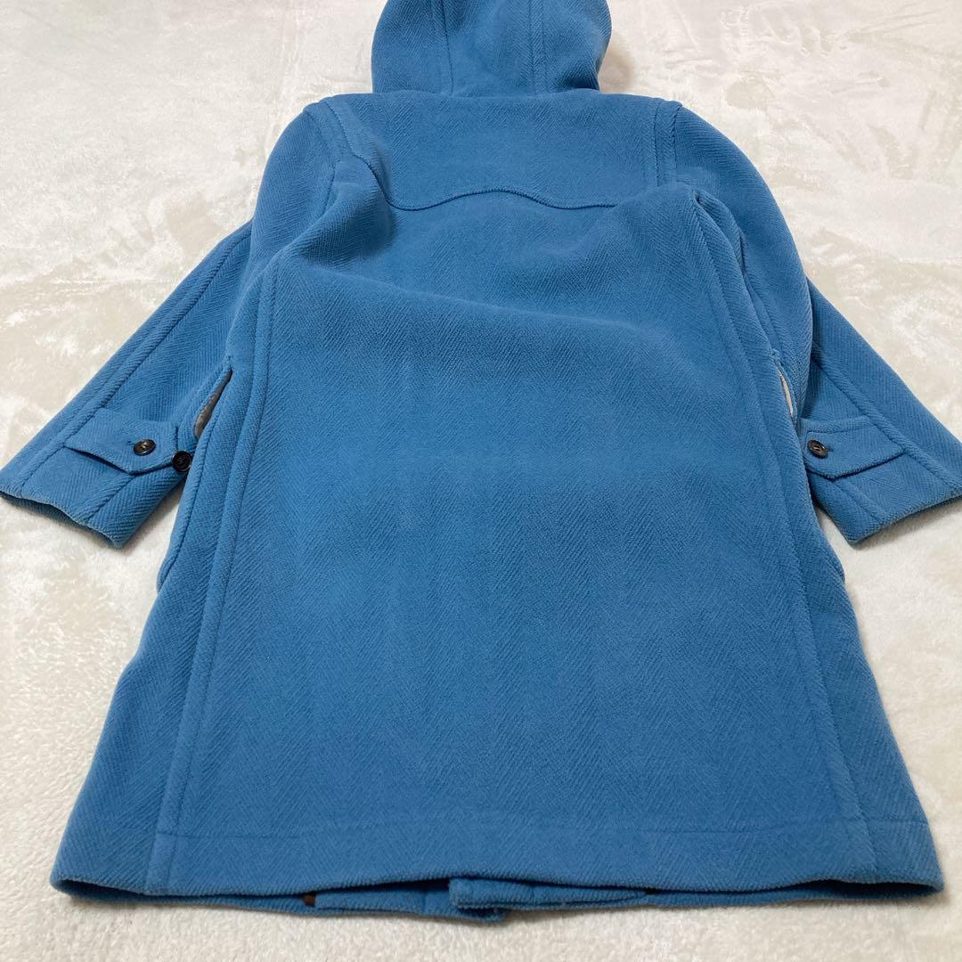 【美品】OLD ENGLAND クラシック ダッフルコート ヘリンボーン ブルー