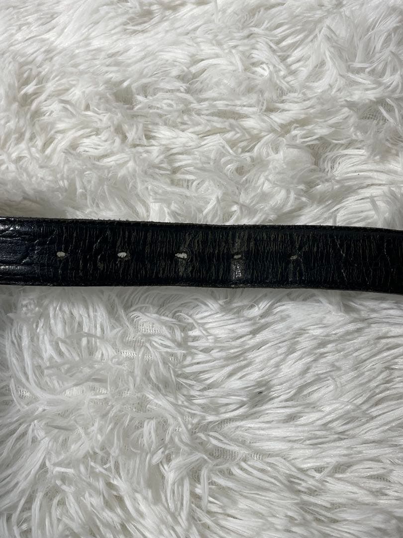 VERSACE ヴェルサーチ 本革　レザーベルト メデューサ ブラック