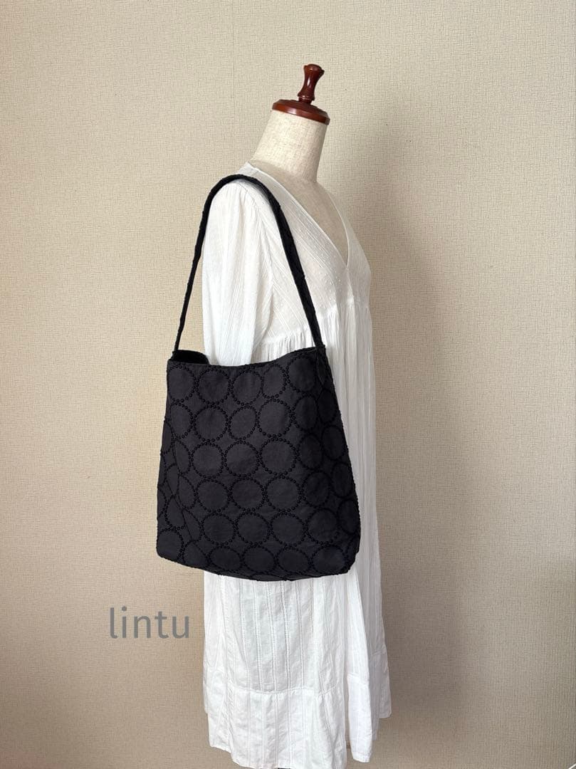 ハンドメイド＊tambourine ワンハンドルバッグ　minaperhonen