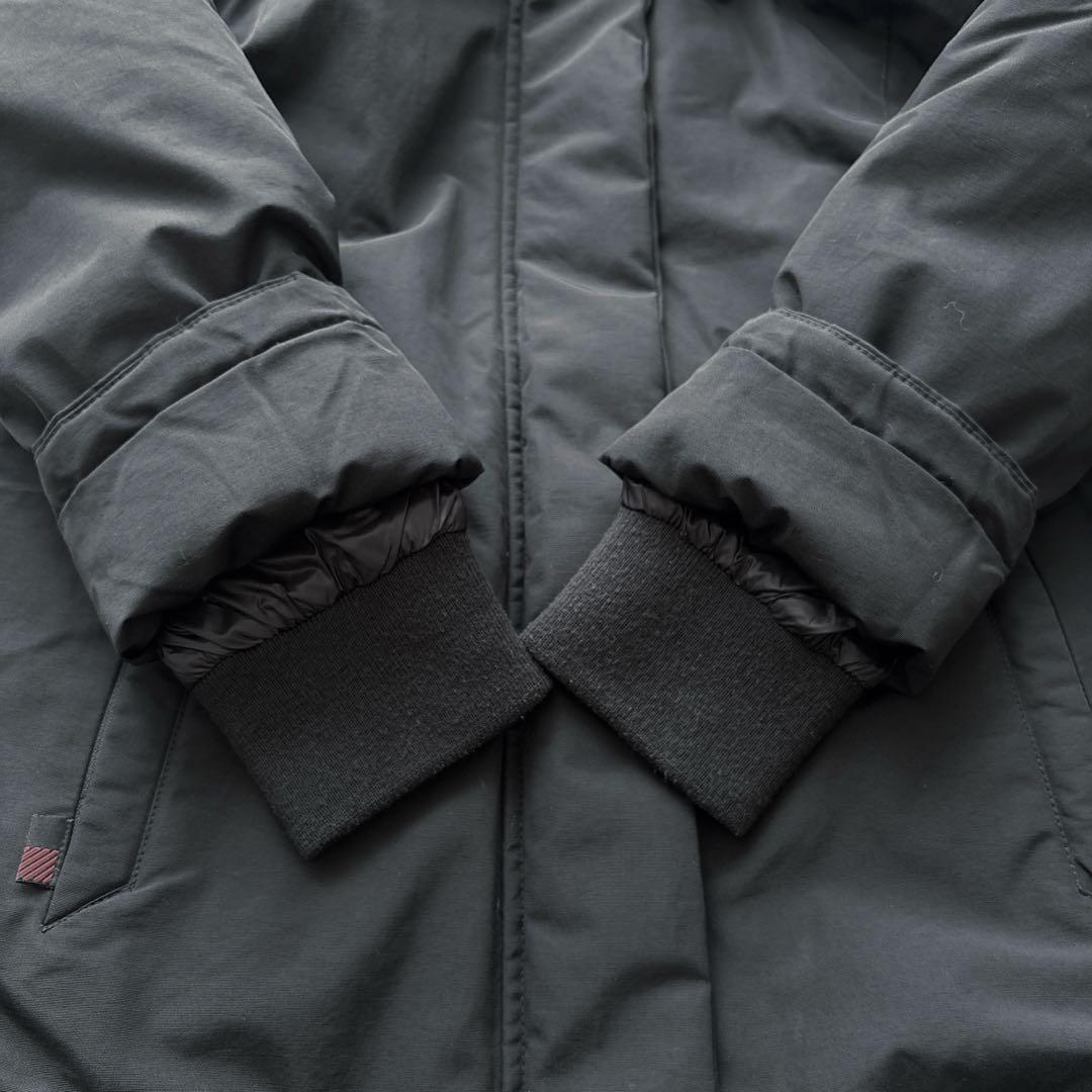 ウールリッチ ボウブリッジ 黒 リアルファー ダウン 3WAY ロングコート S