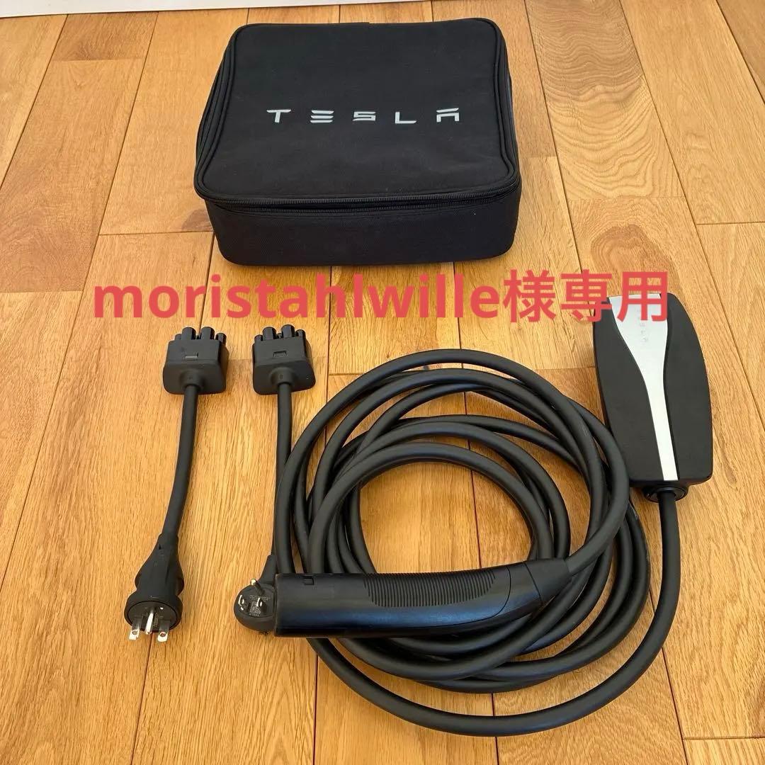 Tesla 充電ケーブルと収納ケース