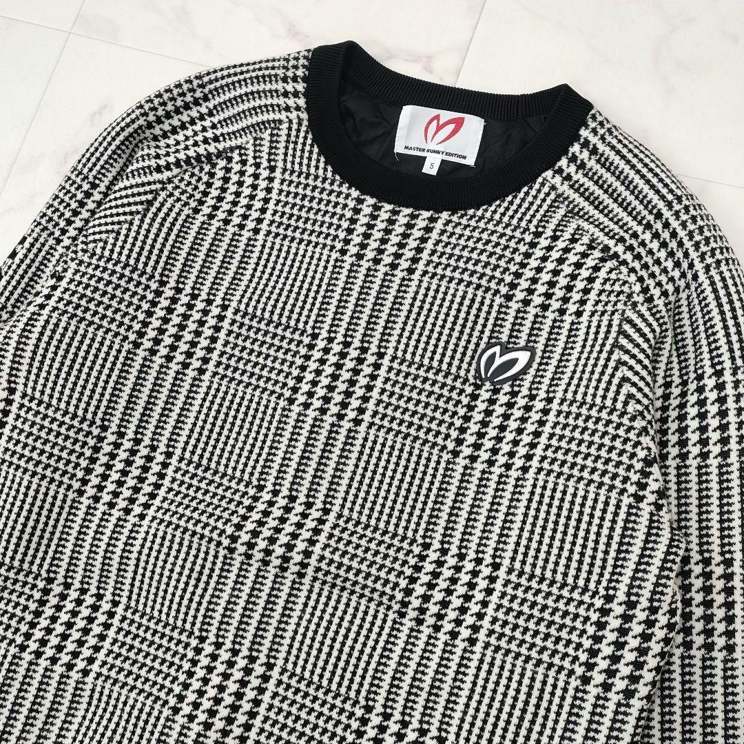 マスターバニーエディション　ニット　スニードジャック　千鳥柄チェック　ロゴ　5