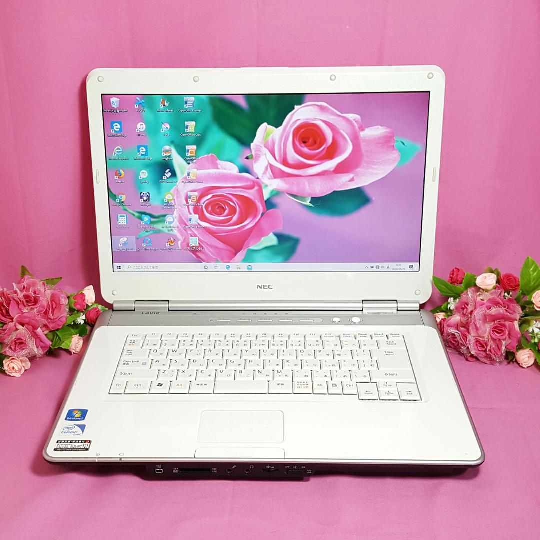 ✶✶美品✶✶新Win10✯500G✯メモリ4G✯NEC✯キラキラ✯LaVie✯