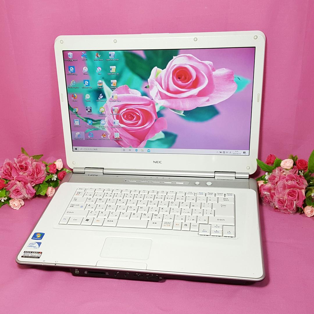 ✶✶美品✶✶新Win10✯500G✯メモリ4G✯NEC✯キラキラ✯LaVie✯