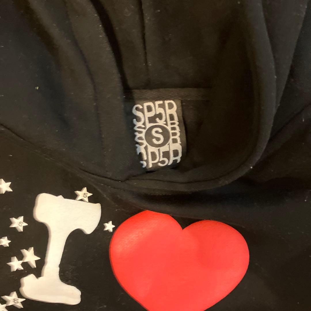 I ❤️ spider フード付きパーカー Sサイズ