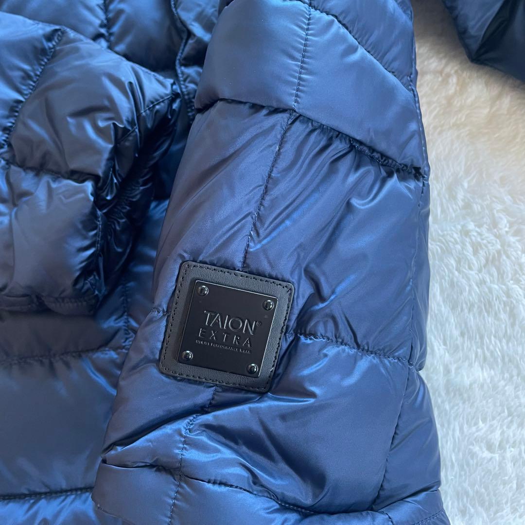 新品未使用TAION タイオンエクストラ ダウンジャケット3way ネイビー L