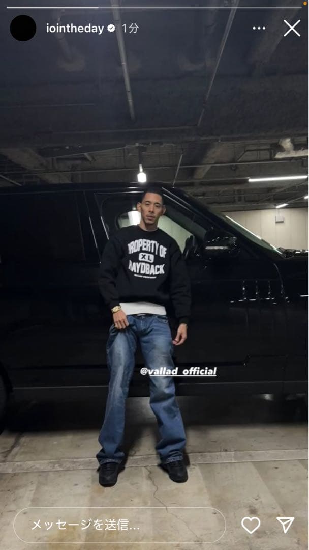 ※値下げ可io着用RAYDBACK TOKYO スウェット　　 ※XLオンリー