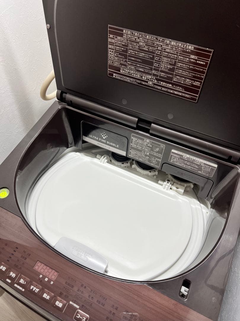 美品　東芝　縦型洗濯機　ZABOON AW-10SV6 10kg