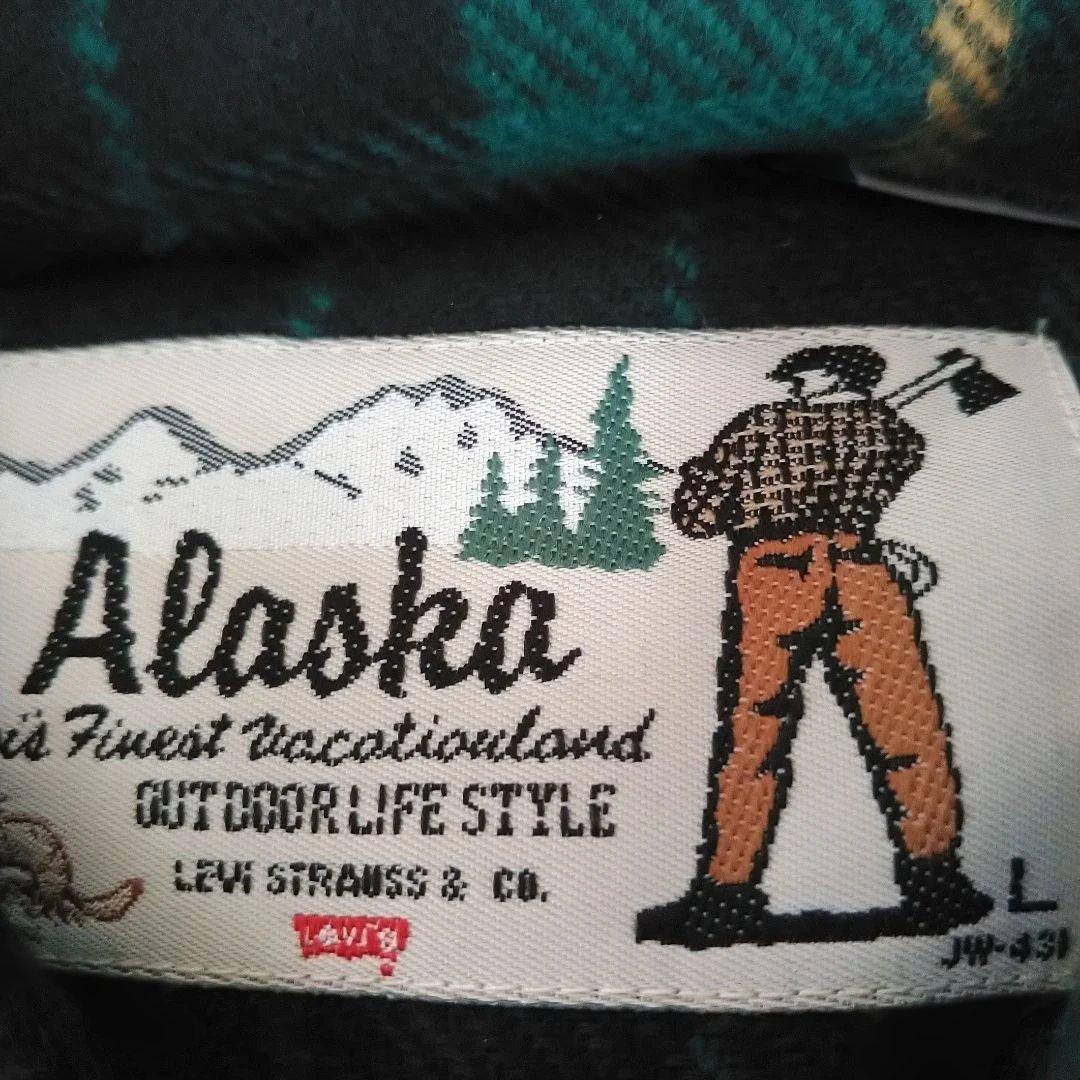 ★リーバイ・ストラウス　ネルシャツ　L ポルトガル製　アラスカ