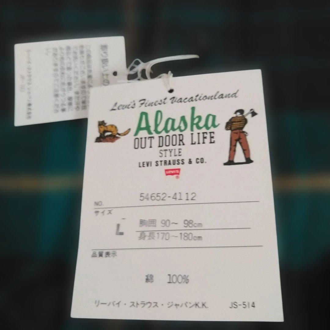 ★リーバイ・ストラウス　ネルシャツ　L ポルトガル製　アラスカ