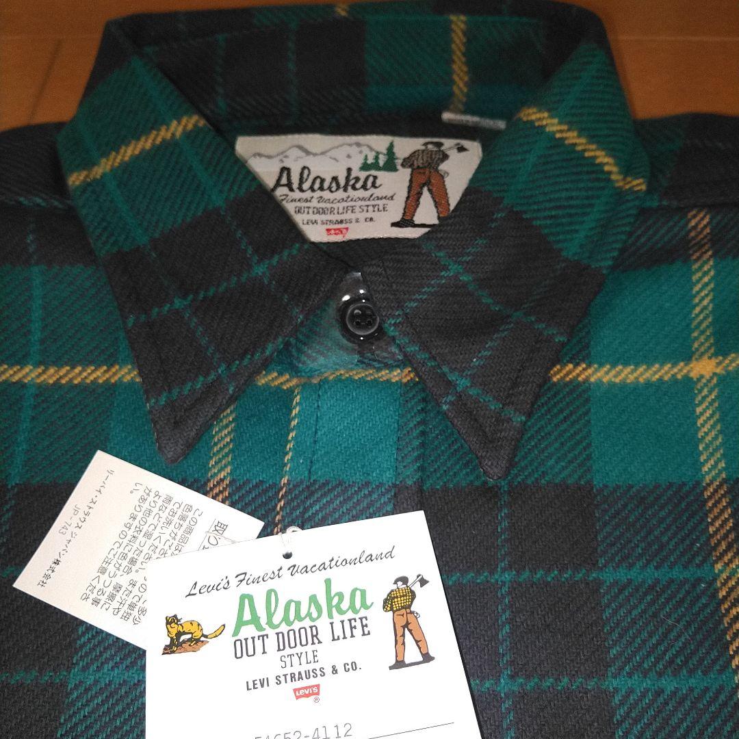 ★リーバイ・ストラウス　ネルシャツ　L ポルトガル製　アラスカ