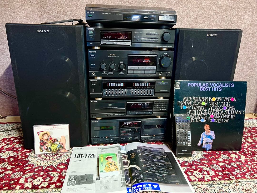 SONYシステムコンポLBT-V725内蔵BT変更可能中古フルセット動作品美品