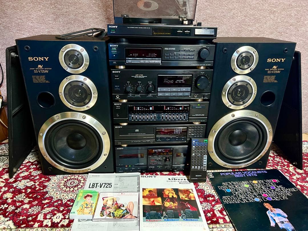 SONYシステムコンポLBT-V725内蔵BT変更可能中古フルセット動作品美品