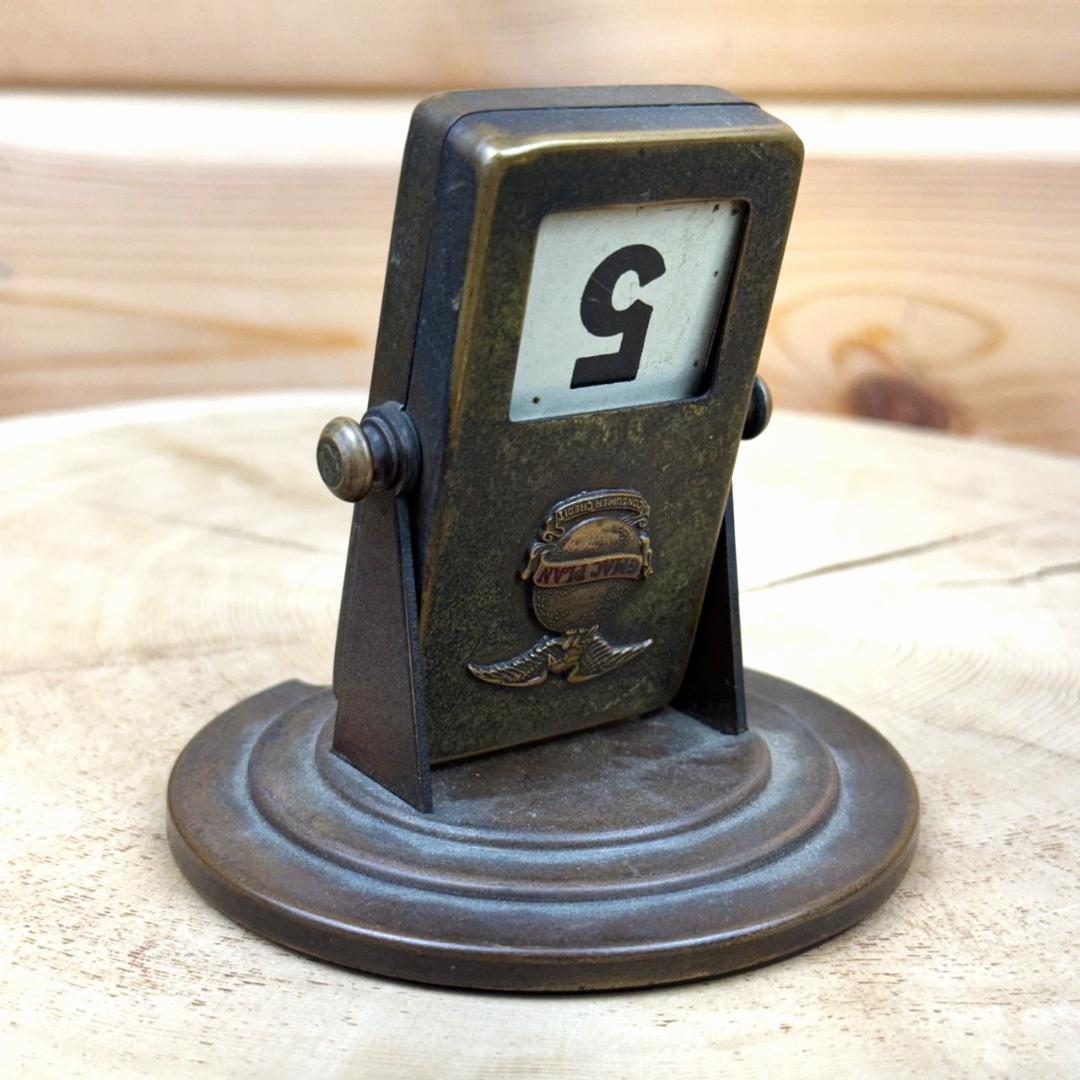 デスクカレンダー アンティーク アドバタイジング 店舗什器 ビンテージ 古道具