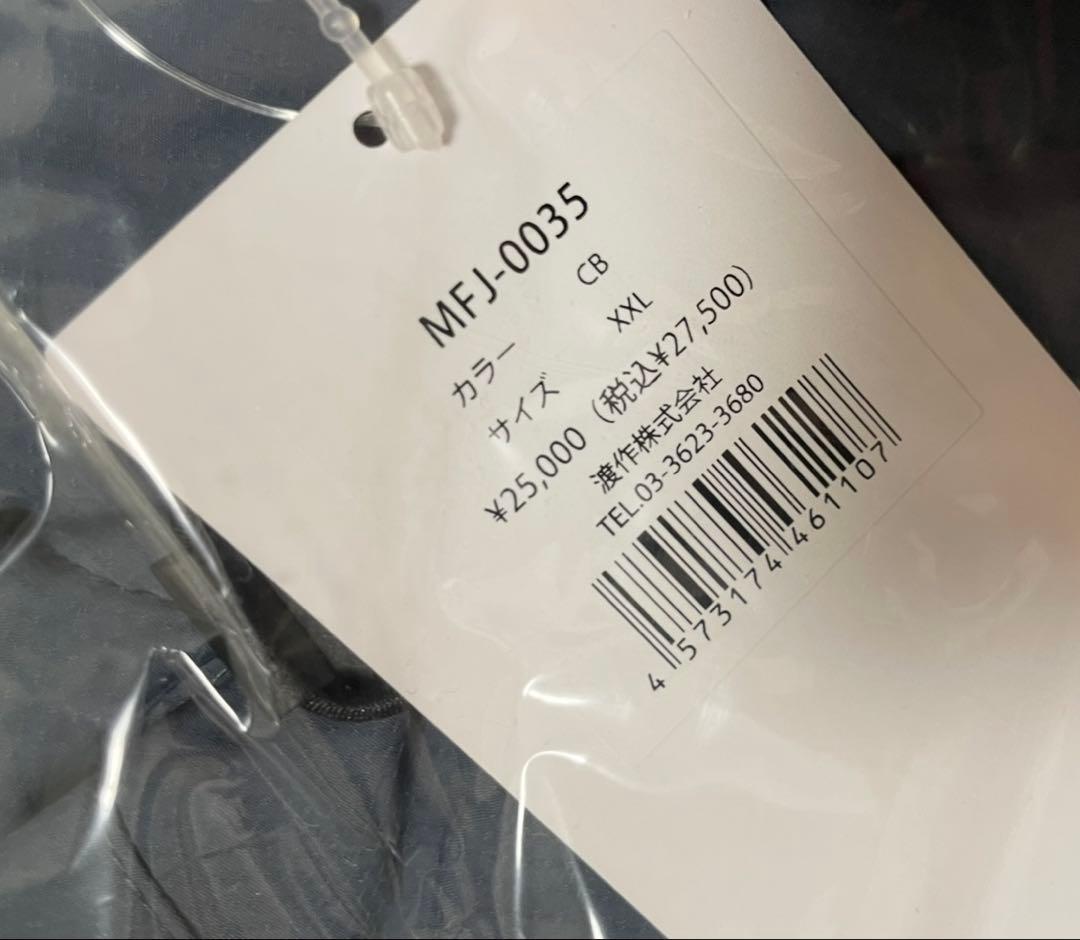 【新品】MAHF モッズパーカージャケット　セメントブルー　XXLサイズ