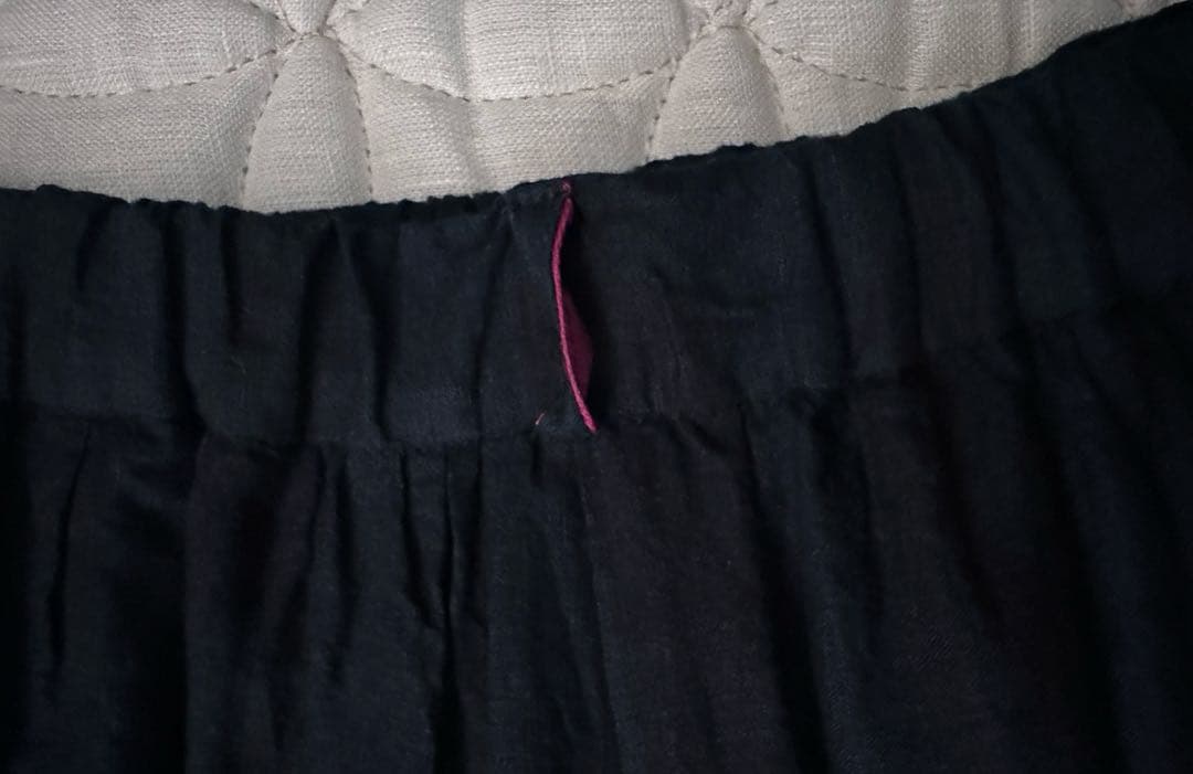 新品未使用 パラスパレス インディゴフレアスカート サイズ0 綿100%風呂敷付
