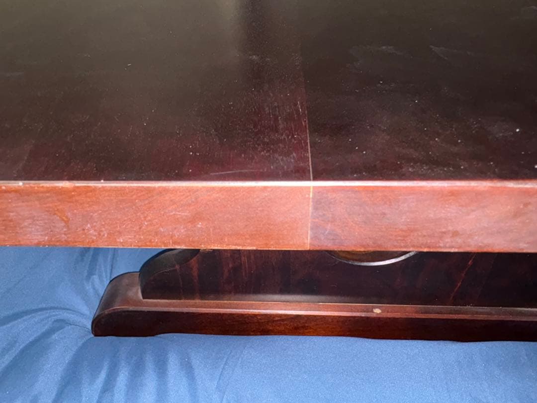 ☆GE232【中古品】北海道民芸 折り畳みテーブル 幅106cm 奥70cm