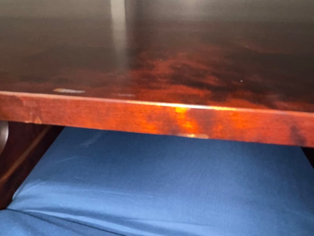 ☆GE232【中古品】北海道民芸 折り畳みテーブル 幅106cm 奥70cm