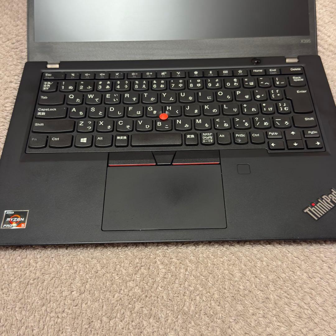 美品ThinkPad X395 Ryzen5 8GB 256GB