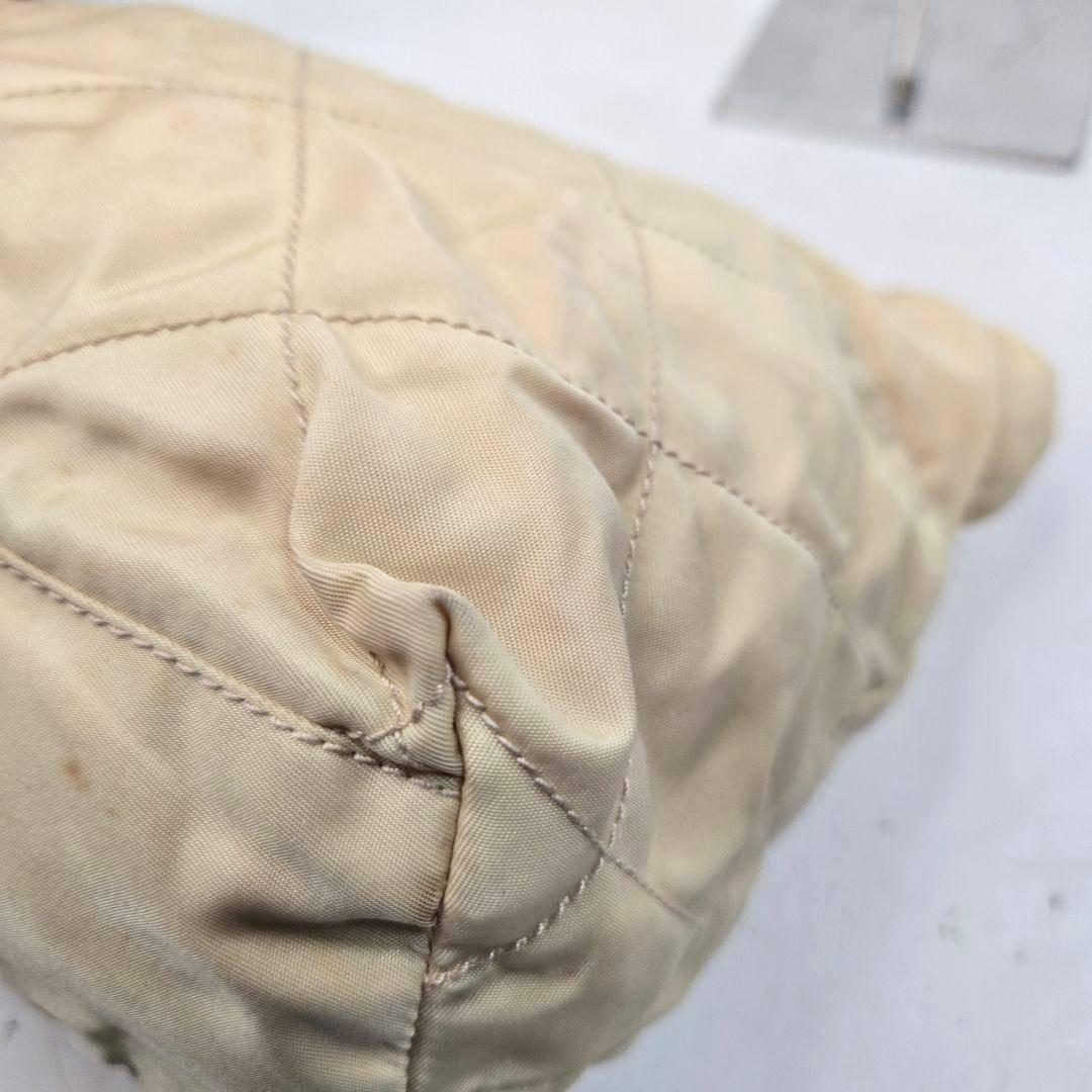 PRADA ダブルチェーンショルダーバッグ キルティング ナイロン