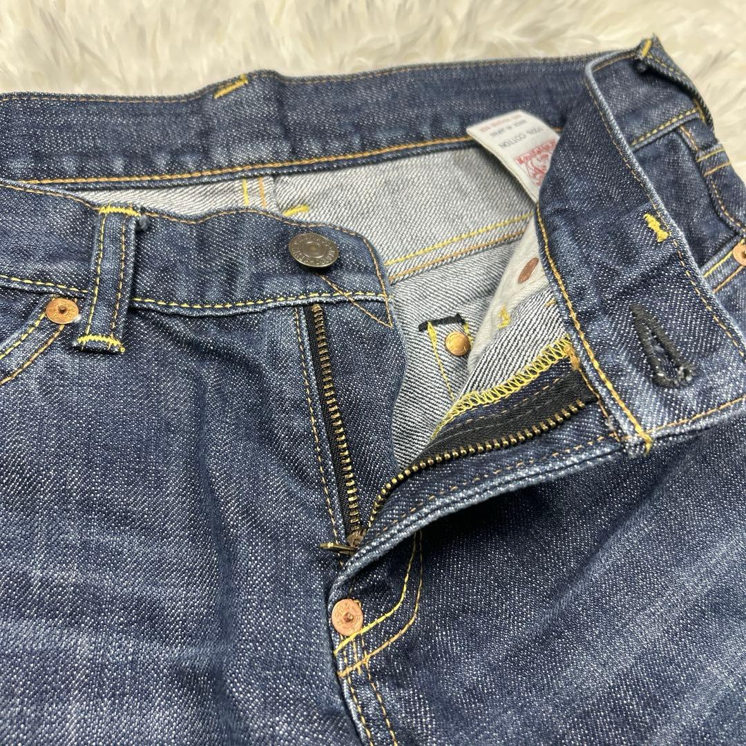 エヴィスドンナ　デニム　白ペンキ　ビッグカモメ　グッドコンディション　大黒