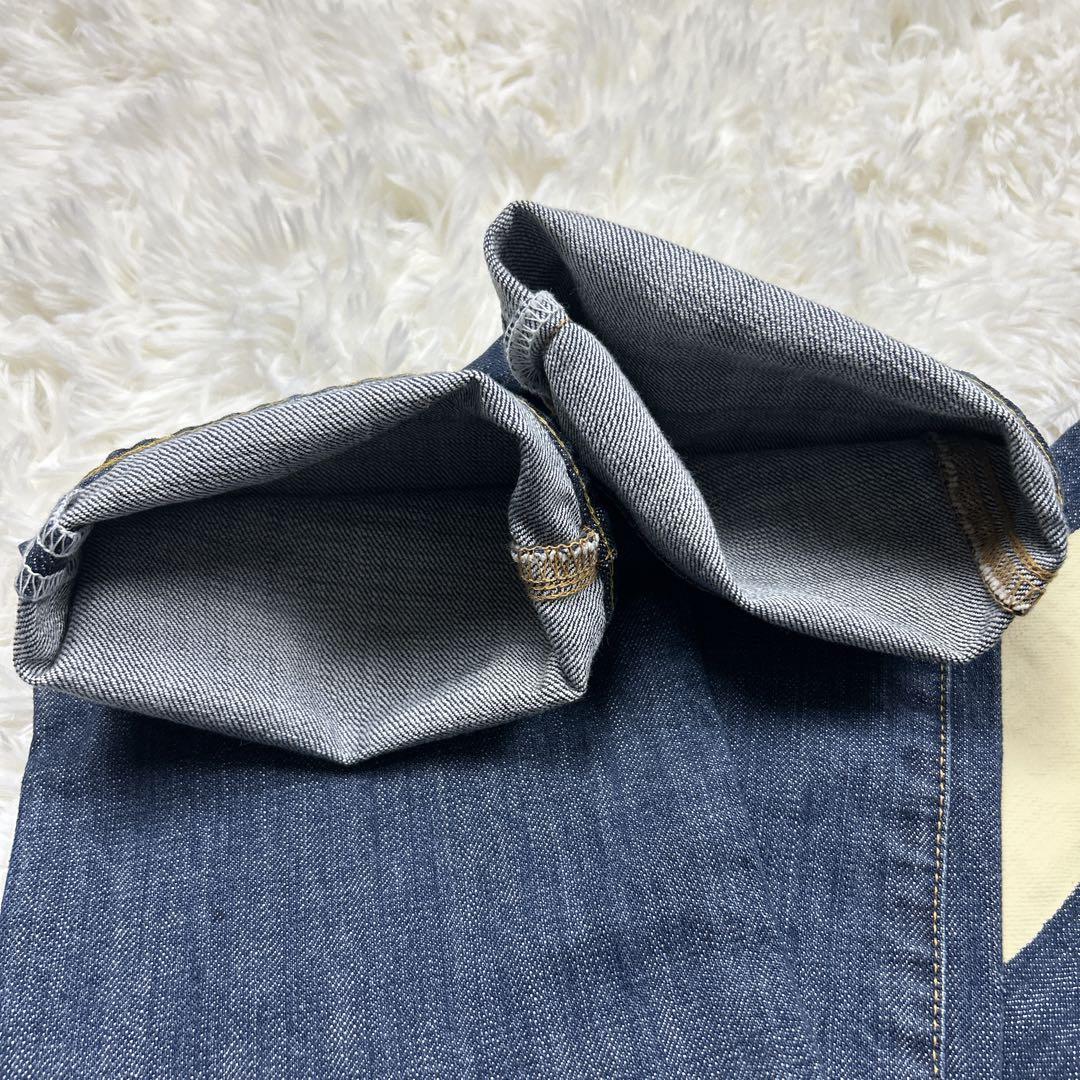 エヴィスドンナ　デニム　白ペンキ　ビッグカモメ　グッドコンディション　大黒