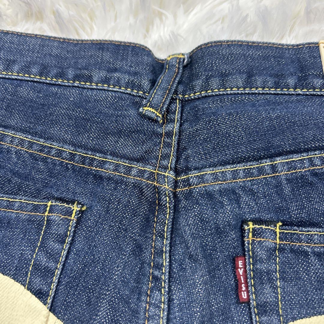 エヴィスドンナ　デニム　白ペンキ　ビッグカモメ　グッドコンディション　大黒