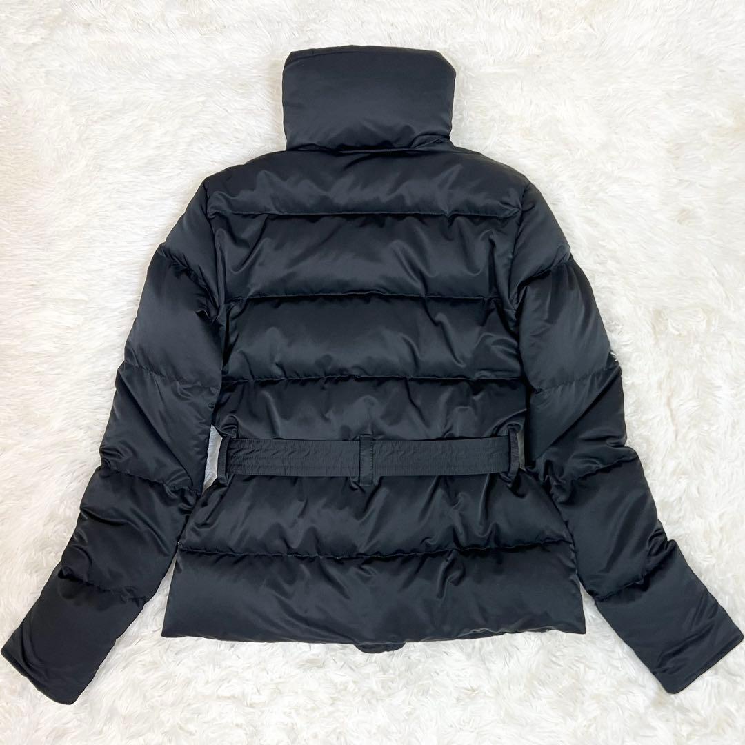 美品✨ラルフローレン ダウンジャケット ショートダウン 金具ベルト ブラック M