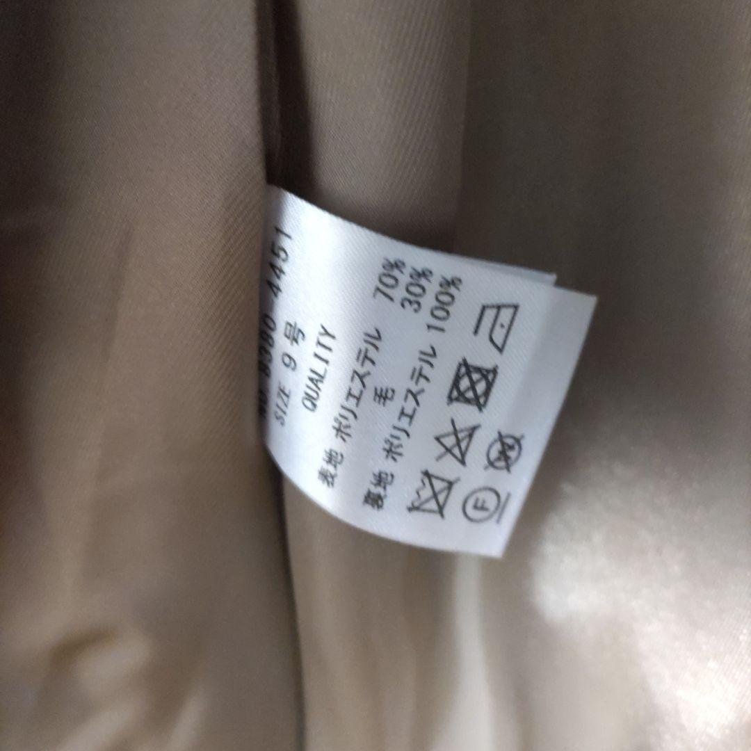 Vin ウール混　チェック柄 シャギーハーフコート　ヤマダヤ2026福袋