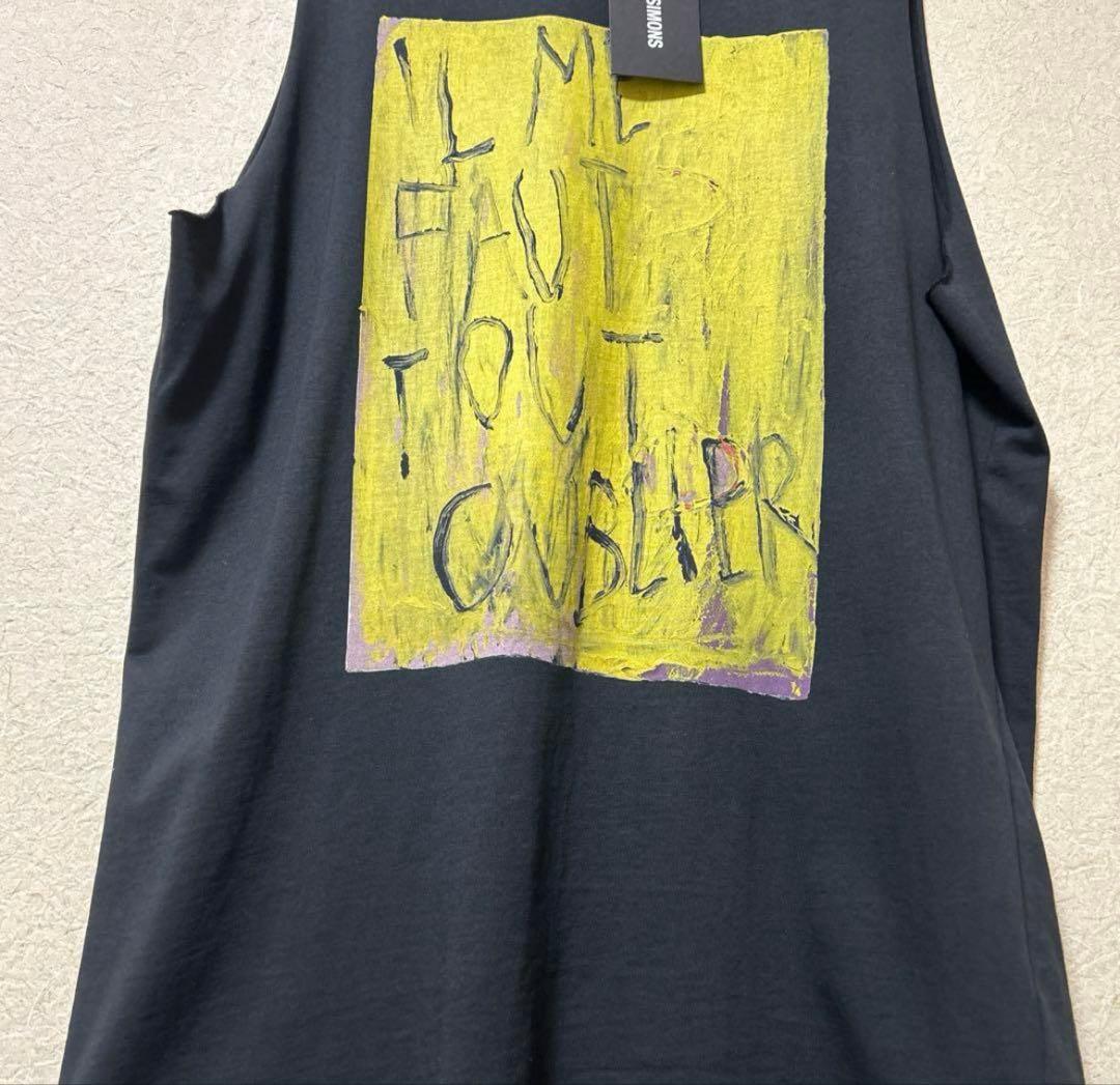 RAF SIMONS 23ss ランウェイ　ノースリーブカットソー　Tシャツ