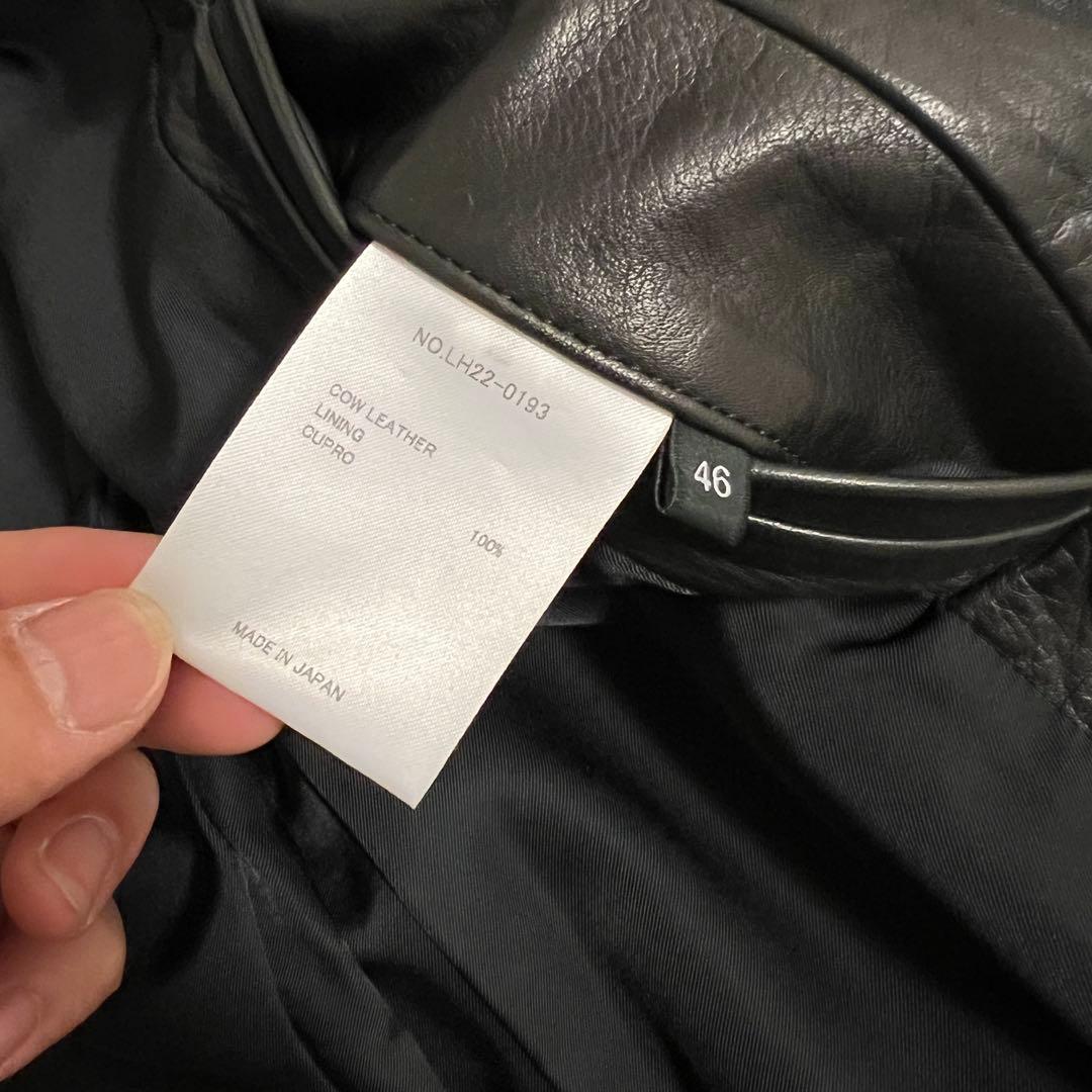 リチウムオム シングルライダース　カウレザー　サイズ46