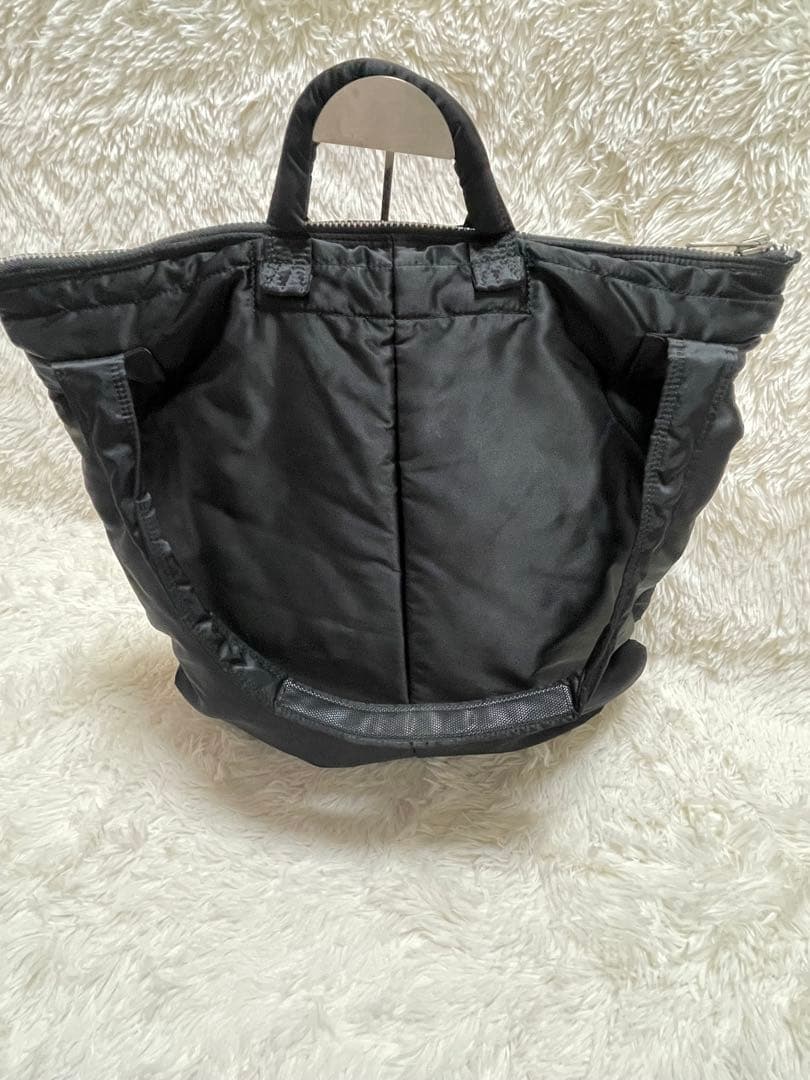 PORTER ポーター　ヘルメットバッグ タンカー L ブラック　ゴールド刺繍