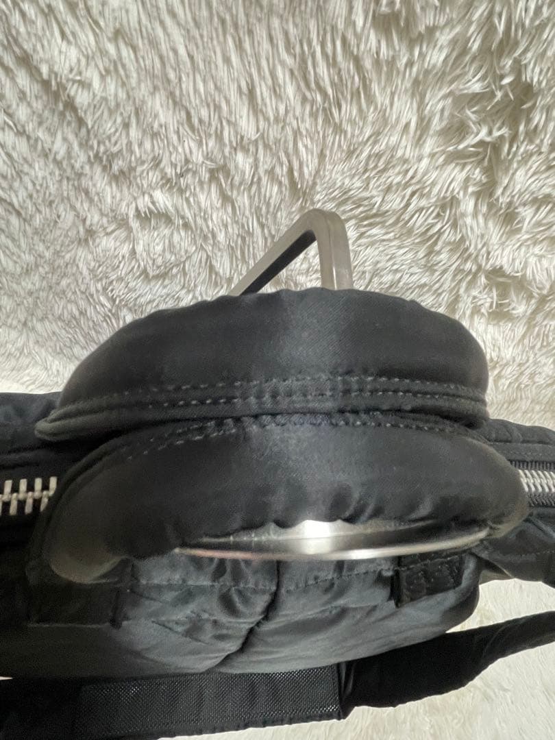 PORTER ポーター　ヘルメットバッグ タンカー L ブラック　ゴールド刺繍