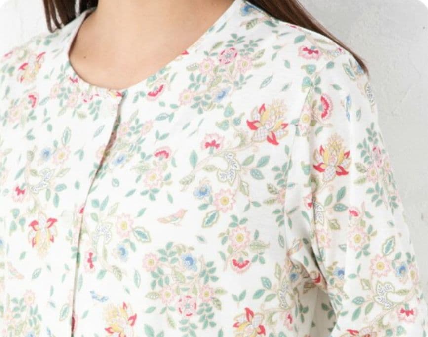 ワコール ミントン パジャマ ナイティ ホワイトL