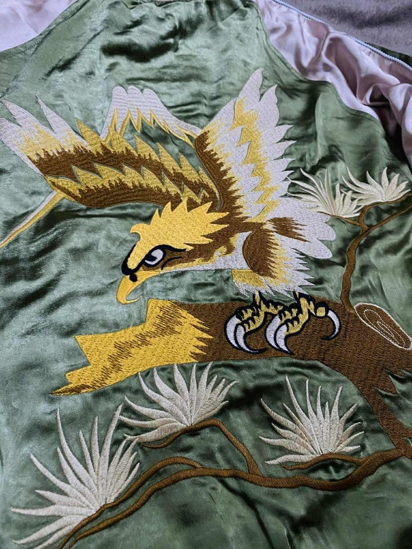 未使用 2面用 NON STOCK & CO 別珍 虎鷲 限定 スカジャン 美品