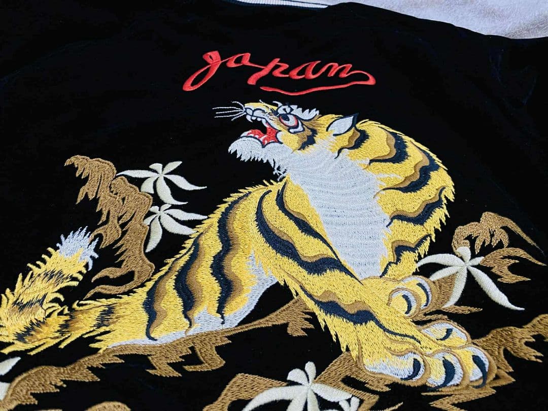 未使用 2面用 NON STOCK & CO 別珍 虎鷲 限定 スカジャン 美品