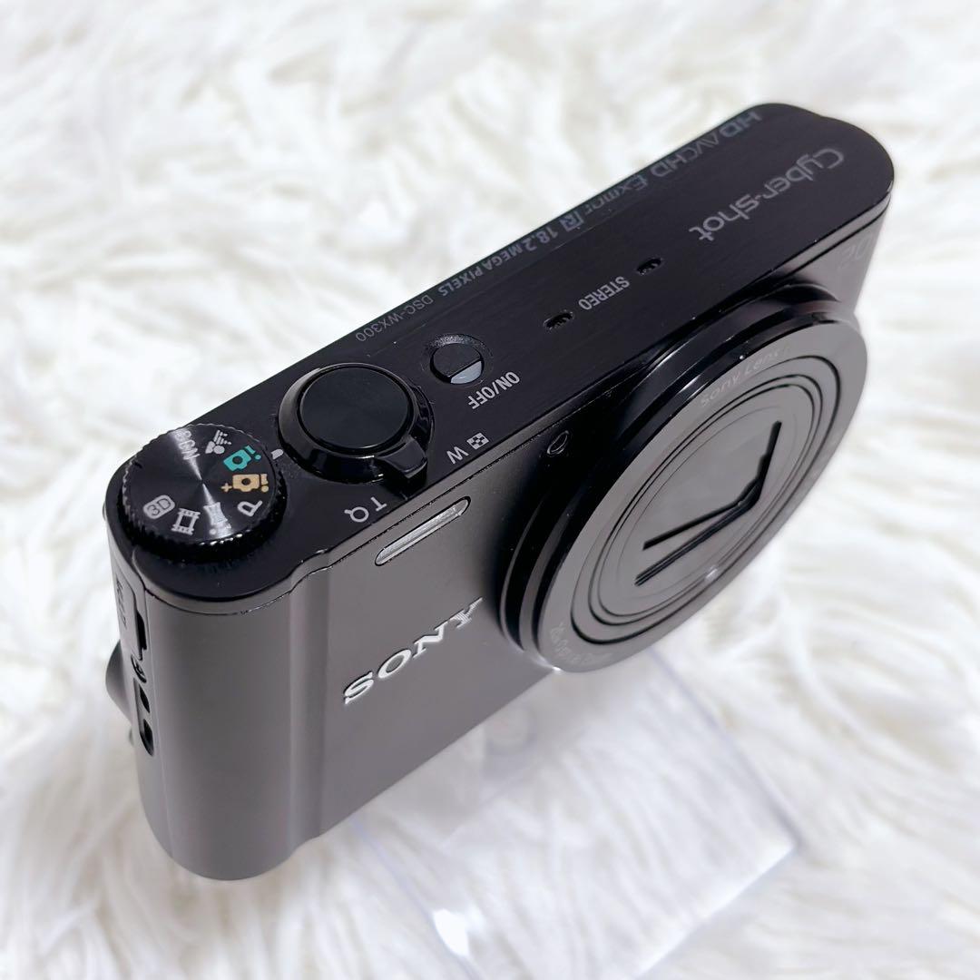 ✨美品✨CASIO カシオ サイバーショット DSC-WX300 コンデジ 黒