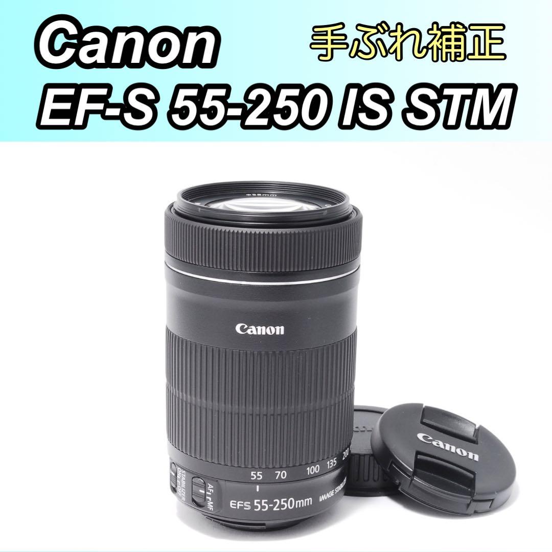 望遠デビューに最適✨EF-S 55-250mm IS STM 美品 動作良好