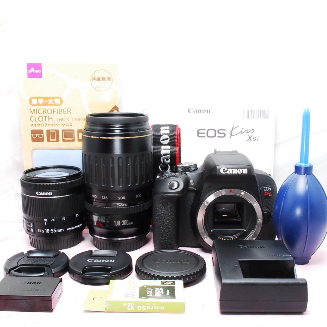 超高画質✨Canon Kiss X9i✨一眼レフカメラ✨Wレンズセット
