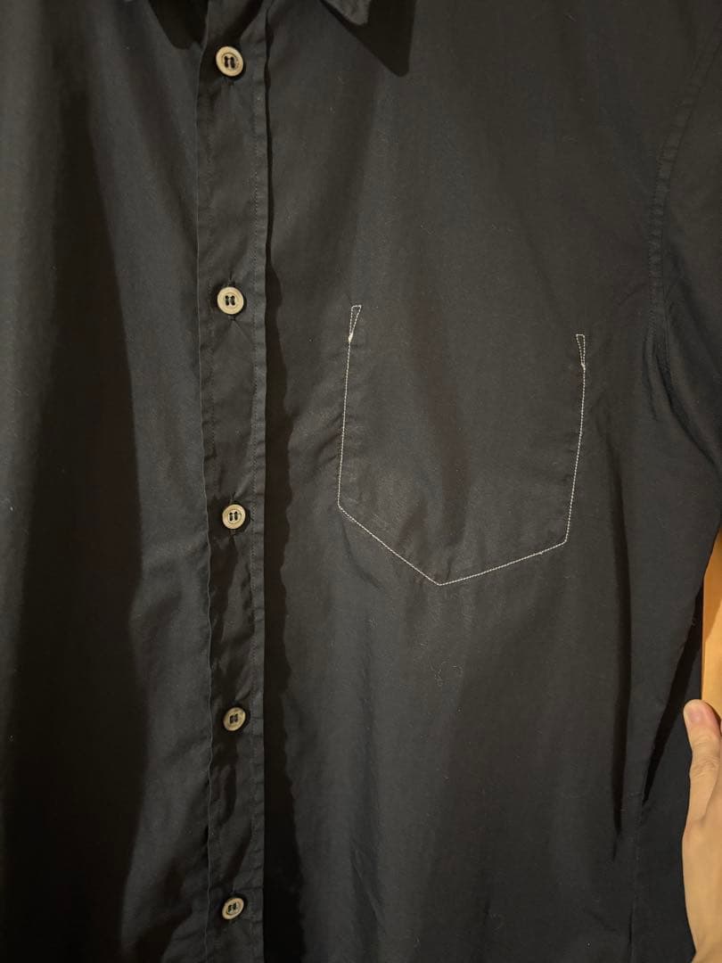 Maison Margiela ガーメントダイ コットンポプリン シャツ